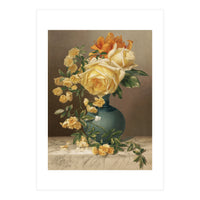 William Duffield – Marchal Niel Roses (1883) Botanical Floral Print (Print Only)