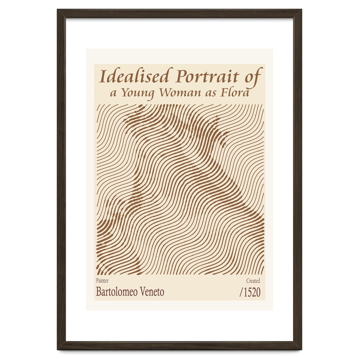 Idealised Portrait Of A Young Woman As Flora – Bartolomeo Veneto (1520)