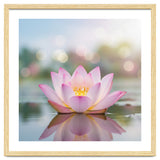 Ethereal Lotus Bloom: Serene Botanical Reflection thumbnail
