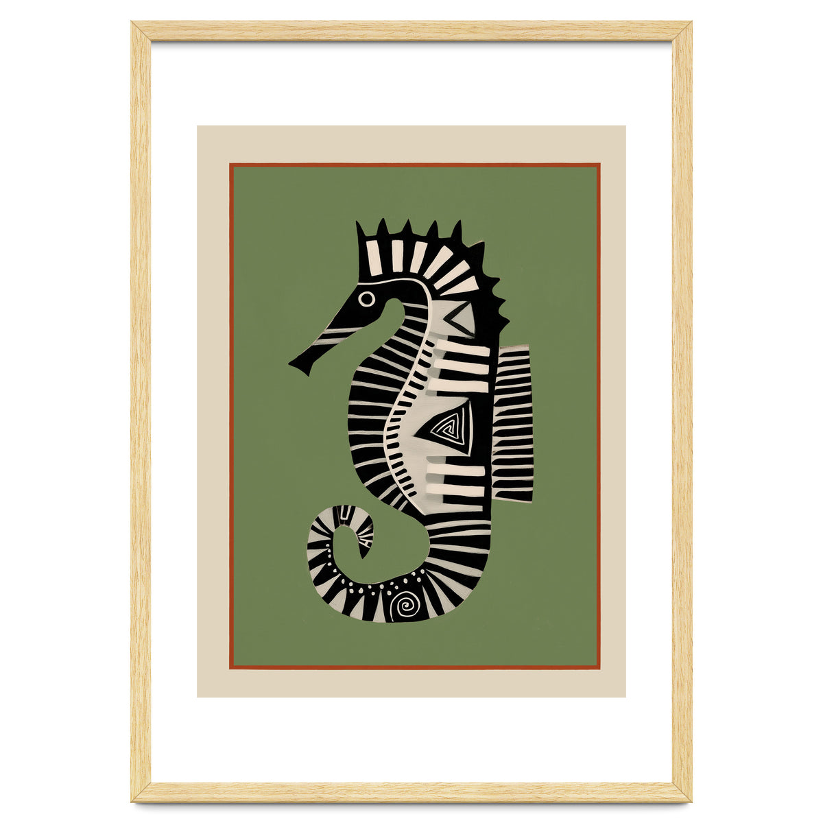 Striped Seahorse I