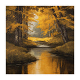 Golden Autumn Forest River (Print Only) thumbnail