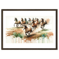 Galloping Horse Herd