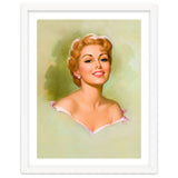 Pinup Blonde Girl Portrait thumbnail