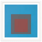 JOSEF ALBERS - HOMAGE TO THE SQUARE, BLUE, DARK RED thumbnail