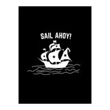 Sail Ahoy  sailing ship  (Print Only) thumbnail