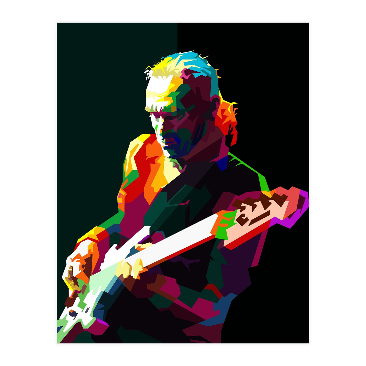 Billy Sheehan Pop Art WPAP (Print Only)