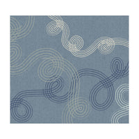 calming essentials loops muted blue (Print Only)