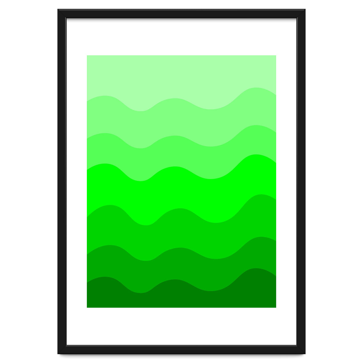 Green gradient design