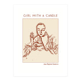Girl With A Candle – Jean Baptiste Santerre (Print Only) thumbnail