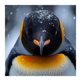 Close Up King Penguin In The Snow (Print Only) thumbnail