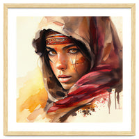 Watercolor Tuareg Woman #5