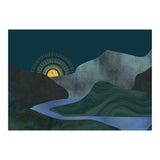 Abstract Landscape Sunrise (Print Only) thumbnail
