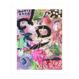 Crazy Town Multimedia Abstract Art Print Large Wall Art Poster Viddy Pop Mood Room (Print Only) thumbnail