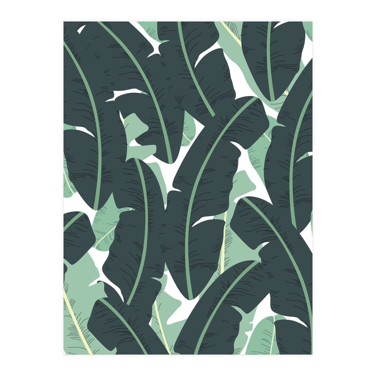 Banana Leaf Pattern (Print Only)