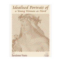 Idealised Portrait Of A Young Woman As Flora – Bartolomeo Veneto (1520) (Print Only)