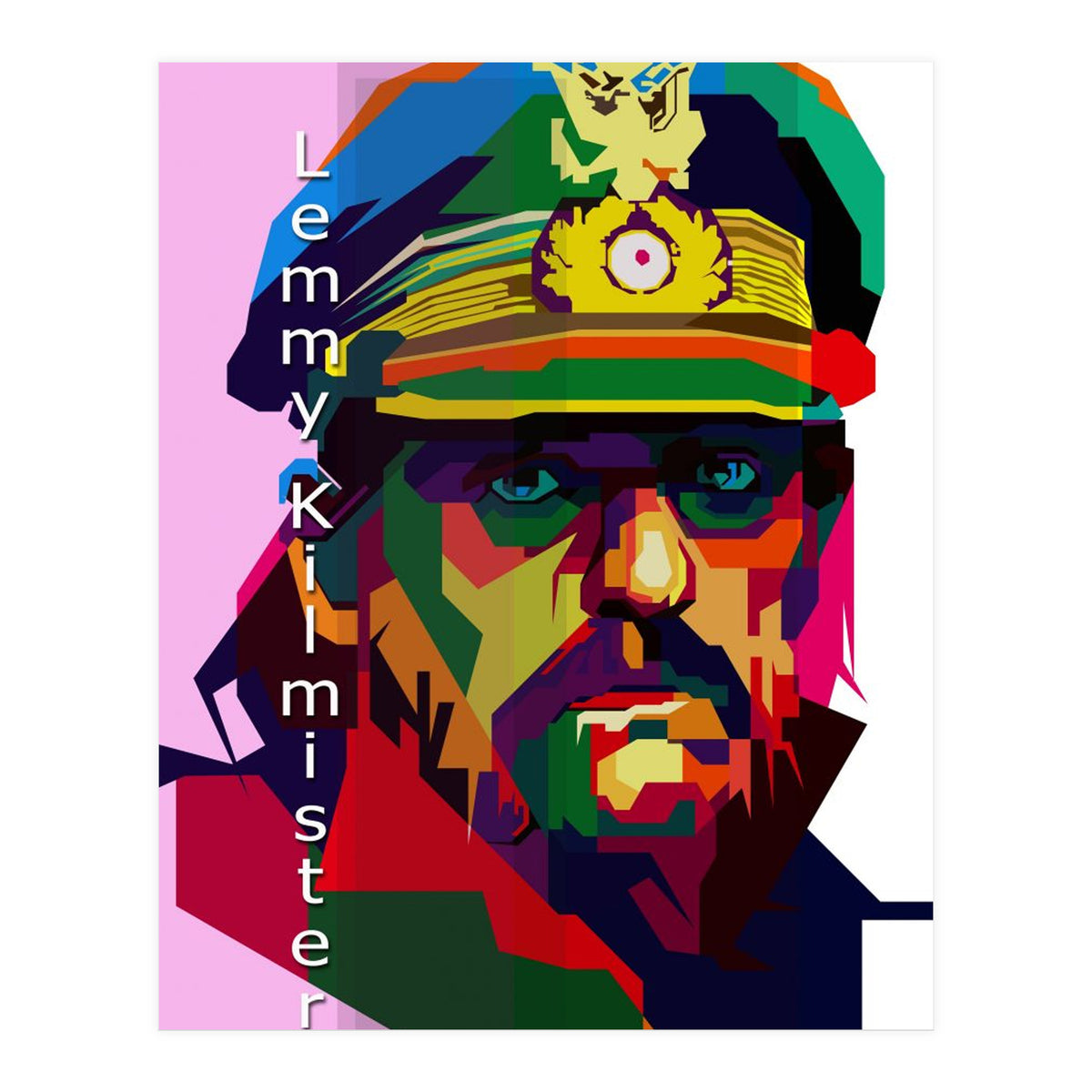 Lemmy Kilmister Motorhead English Metal Pop Art Wpap (Print Only)
