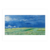 Wheatfield under Thunderclouds. Date: July 1890, Auvers-sur-Oise. Dimensions: 50.4 cm x 101.3 cm,... (Print Only) thumbnail