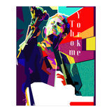 Thom Yorke Singer Musician Pop Art WPAP (Print Only) thumbnail