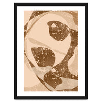 Abstract Brown Scratch