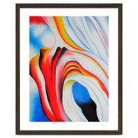Georgia O’Keeffe – Music, Pink and Blue (1918) | Abstract Modernist Harmony of Color and Emotion