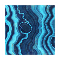 Blue Agate Texture 03 (Print Only)