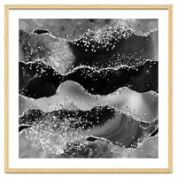 Black Glitter Agate Texture 07