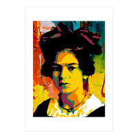 Frida Kahlo Abstract Art (Print Only)