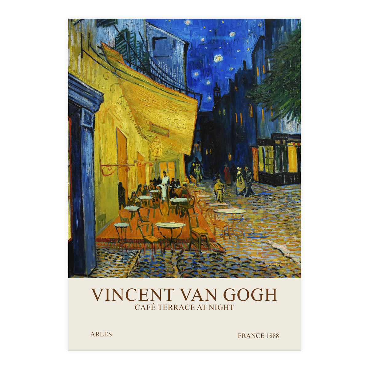 Vincent Van Gogh - Café terrace at night (Print Only)