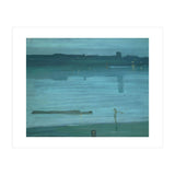 Nocturne, Blue and Silver: Chelsea, 1871 Canvas, 50,2 x 60,8 cm. (Print Only) thumbnail