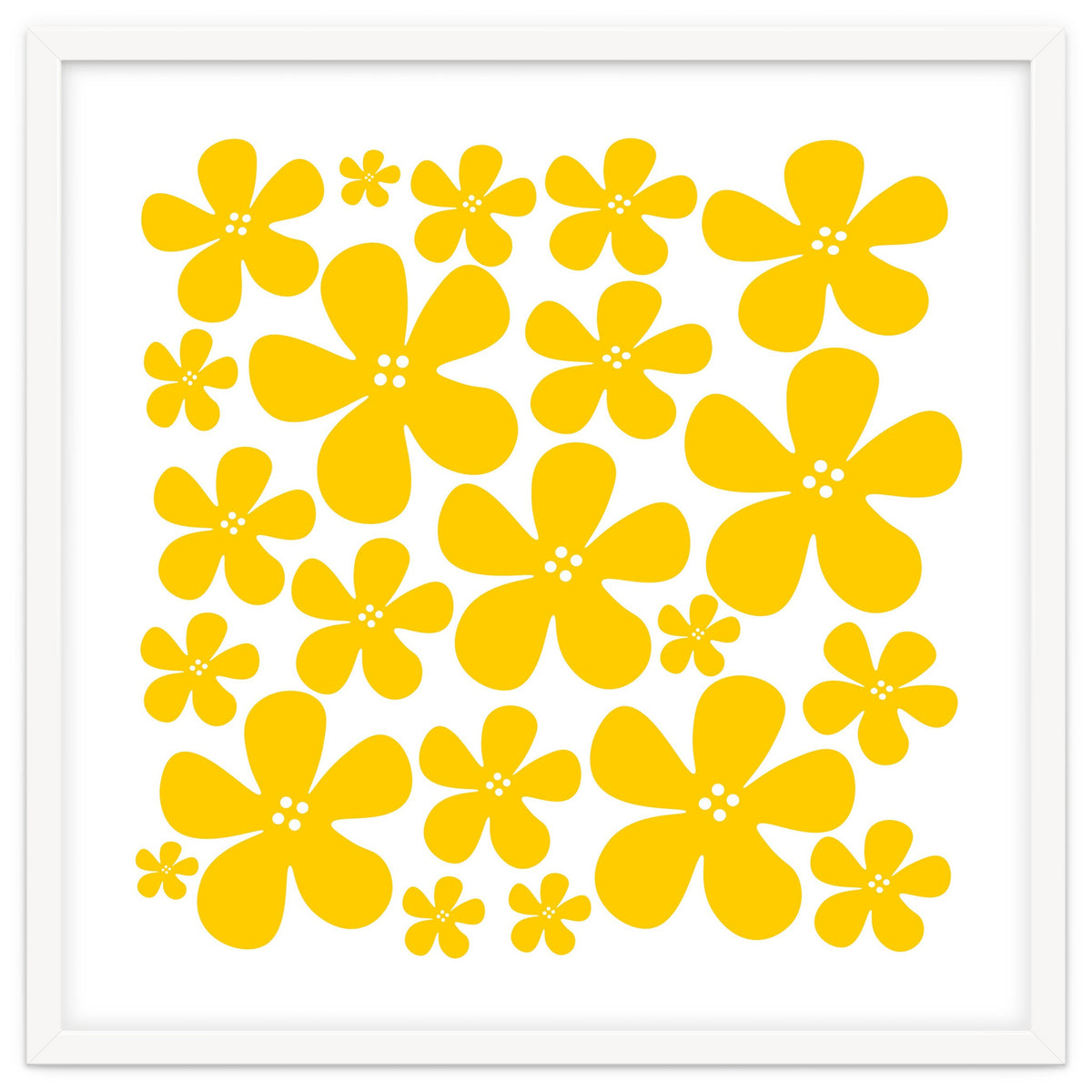 Yellow Flowers Pattern