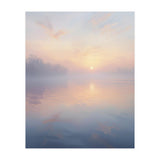 Ethereal Autumn Forest with Misty Sunlight Beams (Print Only) thumbnail