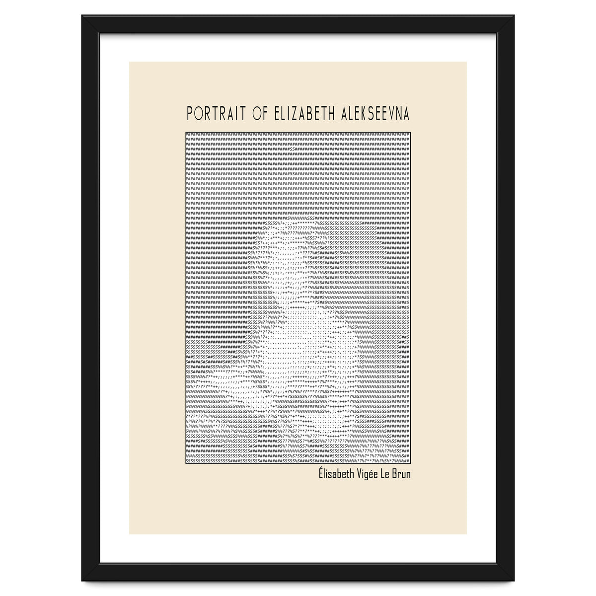 Portrait Of Elizabeth Alekseevna Wife Emperor Alexander I