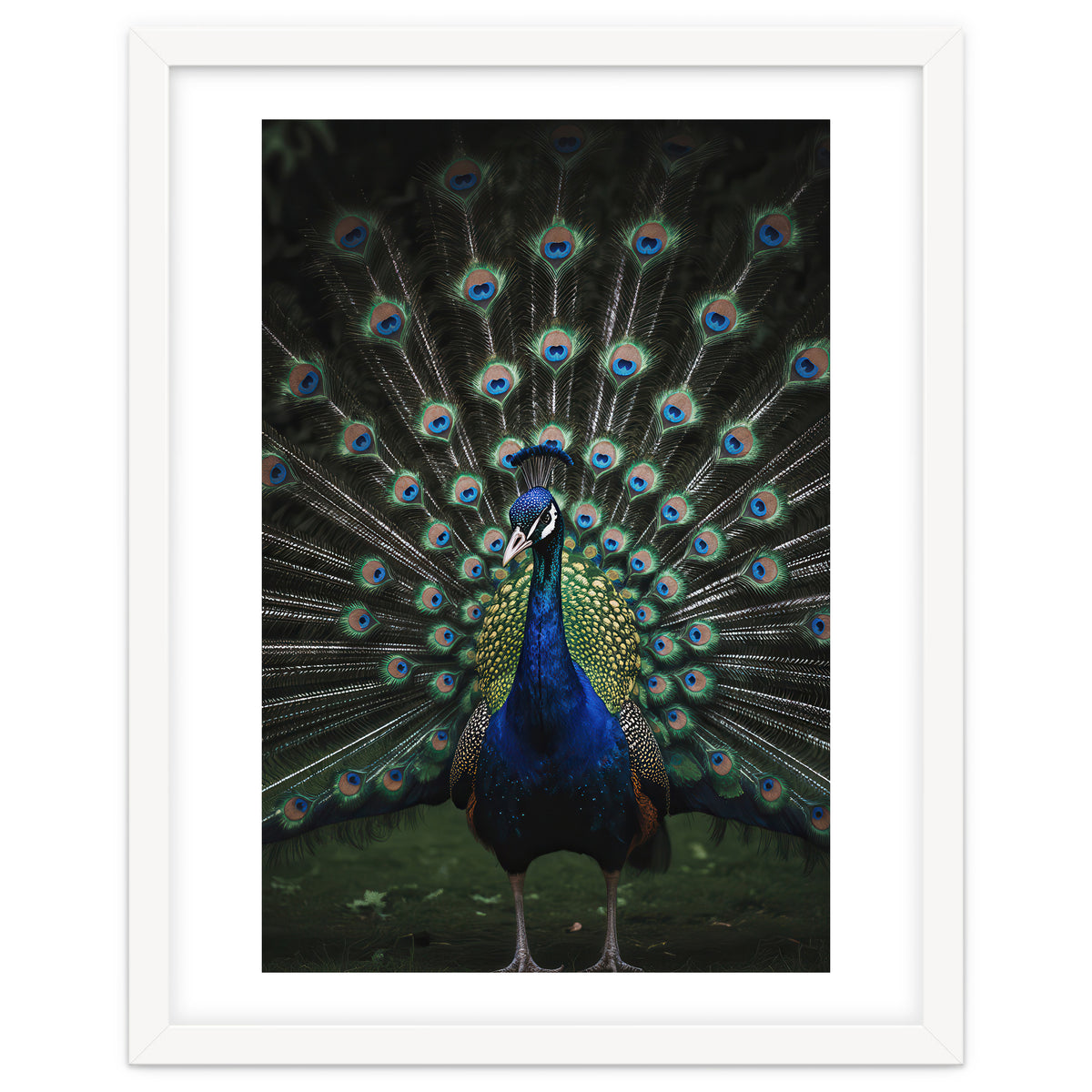 Peacock Portrait Photography