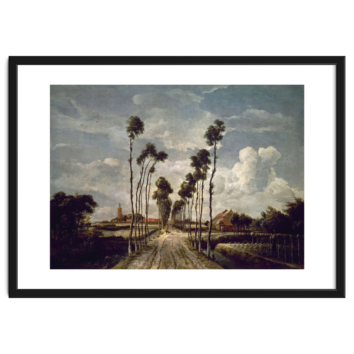 'The Avenue at Middelharnis', 1689, Oil on canvas, 103 x 141 cm.