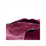Burgundy & Silver Agate Texture 14  (Print Only) thumbnail