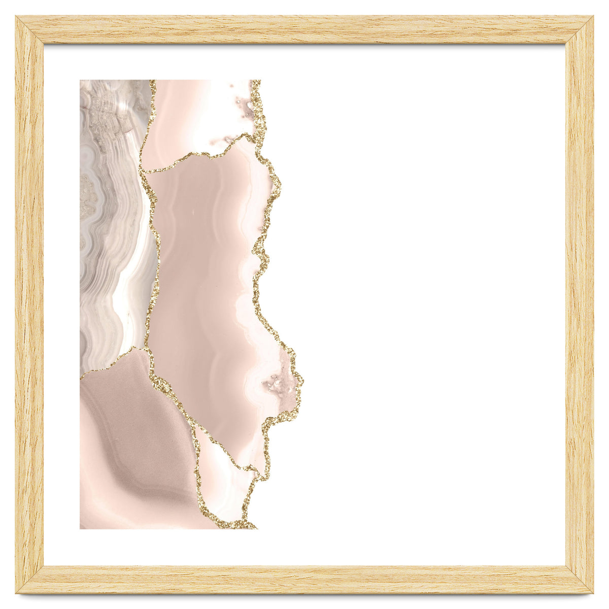 Ivory & Gold Agate Texture 05