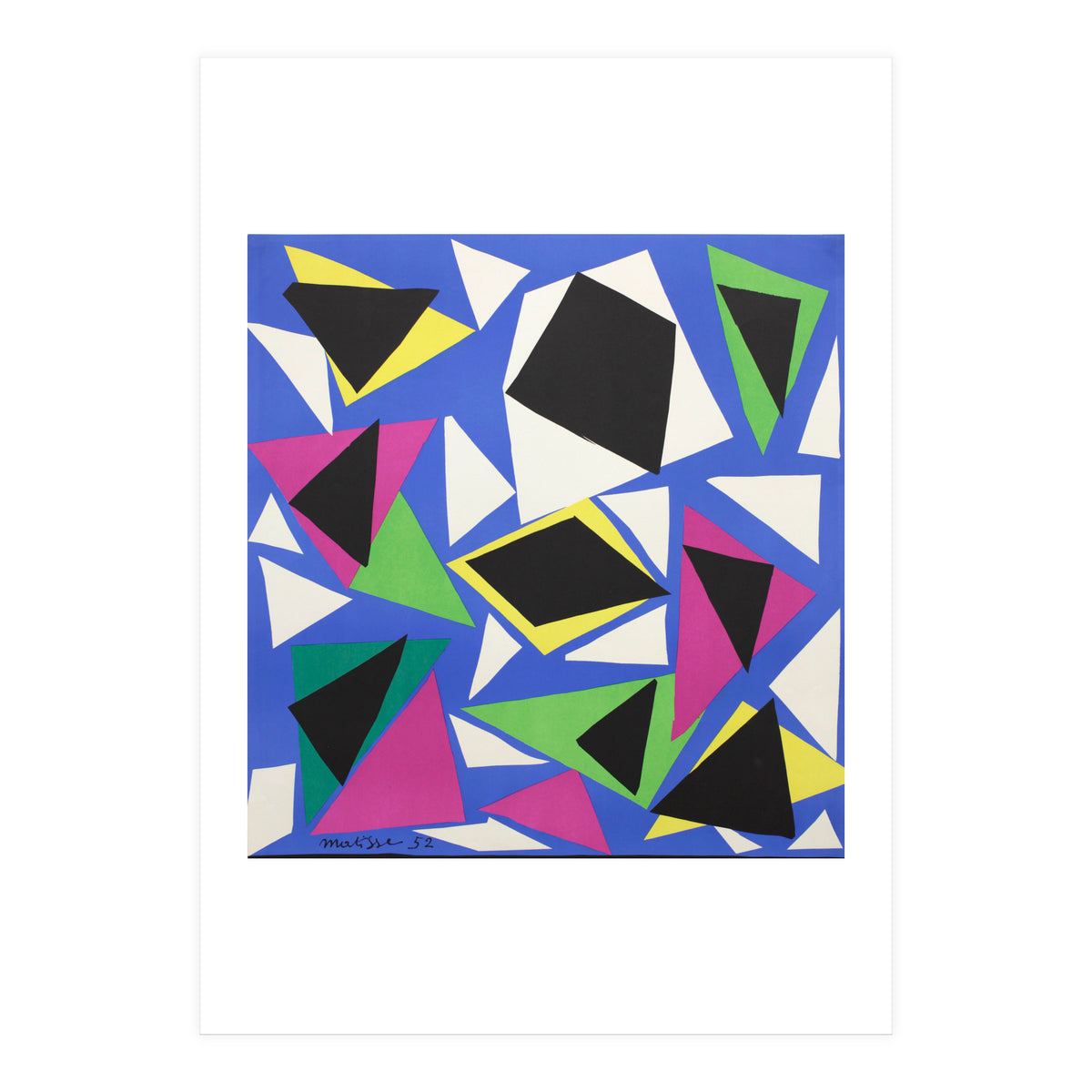 Gouaches Découpées – Henri Matisse Exhibition Poster (Print Only)