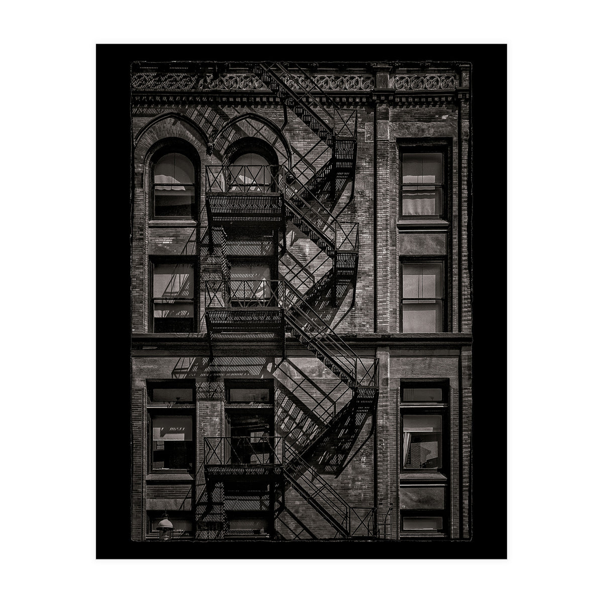 Gooderham Flatiron Building No 2 with Border (Print Only)