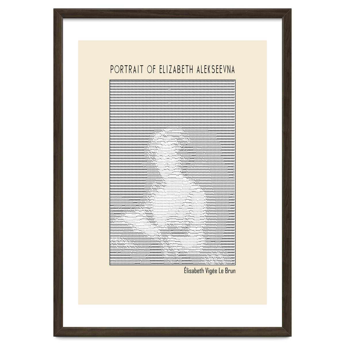 Portrait Of Elizabeth Alekseevna Wife Emperor Alexander I