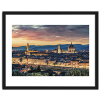 Florence At Sunset