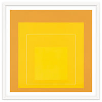 JOSEF ALBERS - HOMAGE TO THE SQUARE ORANGE YELLOW