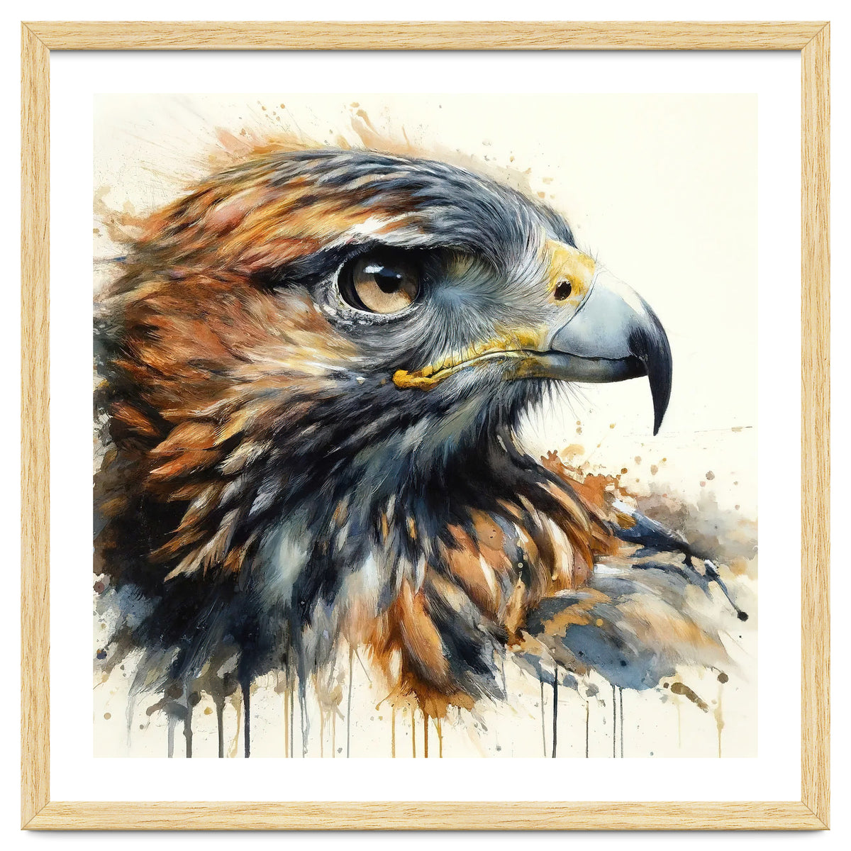 Eagle Gaze Across The Horizon