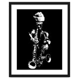 Rahsaan Roland Kirk Jazz Music Legend in Grayscale thumbnail