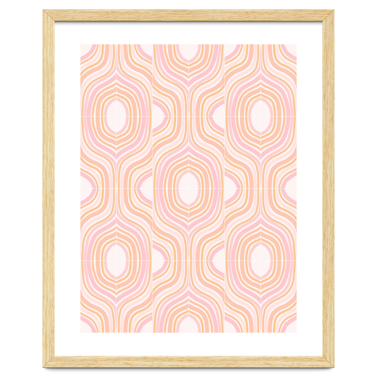 Peachy Marbled Tiles