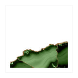 Green & Gold Agate Texture 27  (Print Only) thumbnail