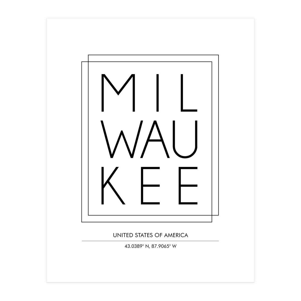 Milwaukee (Print Only)