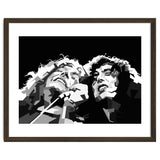 Robert Plant & Jimmy Page Black Illustration thumbnail