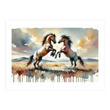 Rearing Horses (Print Only) thumbnail