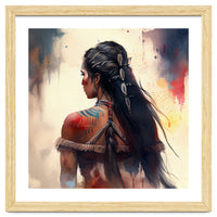 Braided Warrior Woman Profile