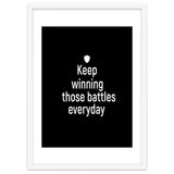 Keep winning those battles everyday thumbnail
